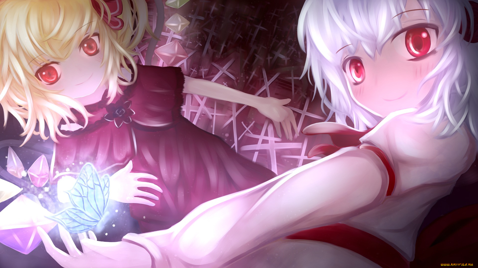 , touhou, , flandre, scarlet, , remilia, shoichi, , , , , 